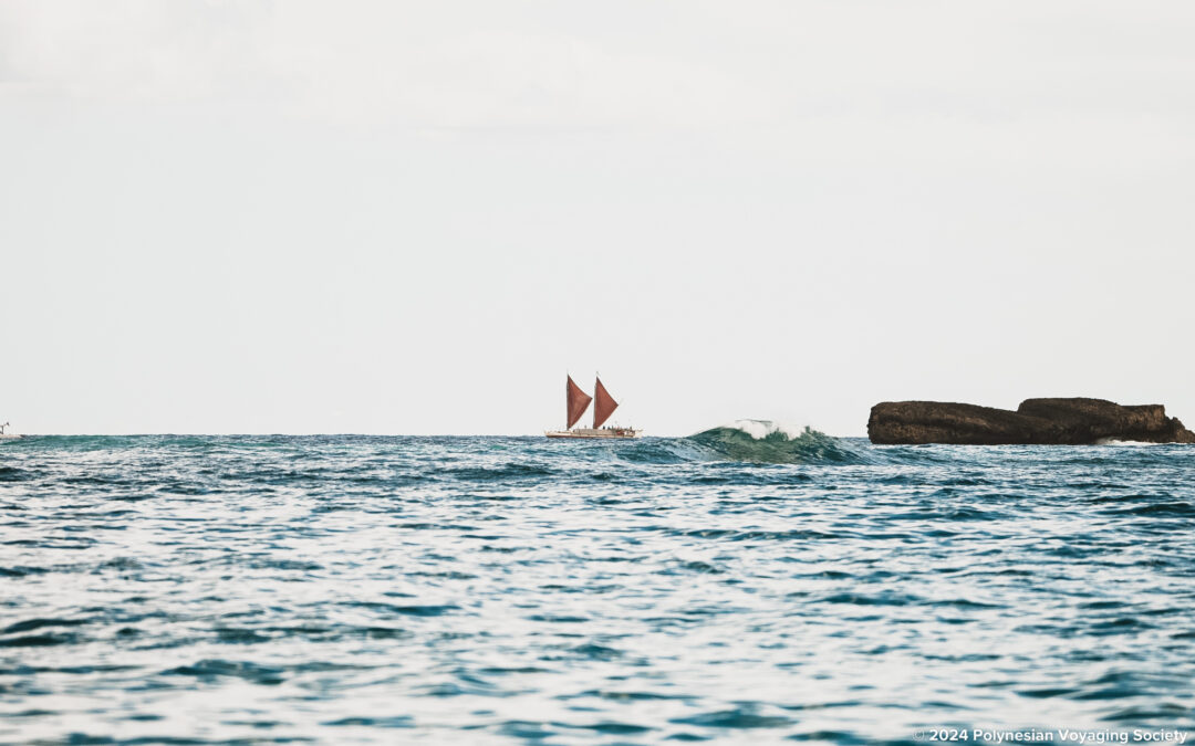 Hōkūleʻa Visits Windward Oʻahu on Pae ʻĀina Statewide Sail