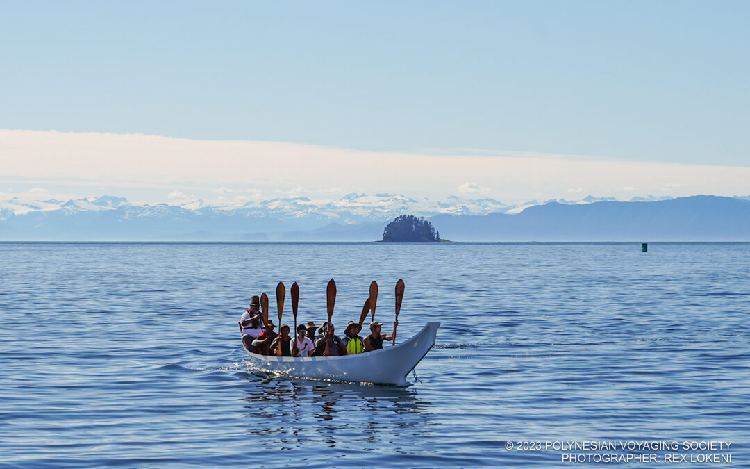 Hōkūleʻa Departs Angoon and Arrives in Kake, Alaska