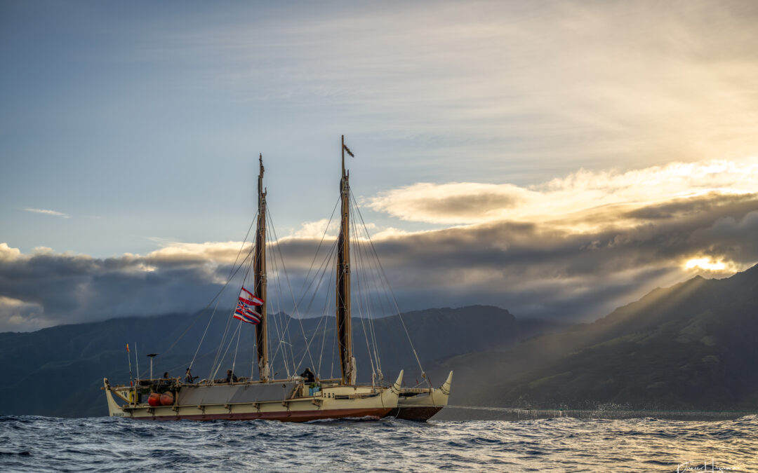 Hōkūleʻa and Hikianalia Visit Mataiea, Tahiti for Cultural Reconnection and Youth Engagement