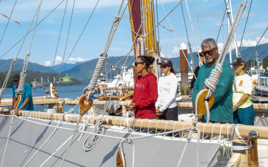 Hōkūleʻa Stops in Prince Rupert: Prepares for Next Leg through British Columbia